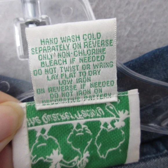 Quacker Factory Denim Shirt 1X Dog Fido Embroidered Novelty Teacher Granny VTG - Picture 7 of 15